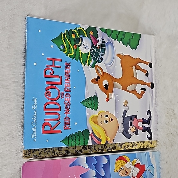 A Little Golden Book Chrismas Frosty the Snowman and Rudolph the Red-nosed Reind - Picture 3 of 4